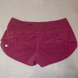 Lulu Lemon Speed Up Shorts 2.5”